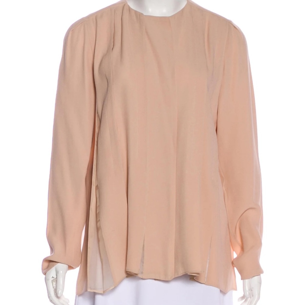 Marni Pleated Long Sleeve Top